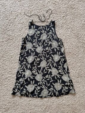 Abercrombie & Fitch Black Floral Mini Dress